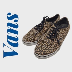 Vans Leopard Print Canvas Shoes